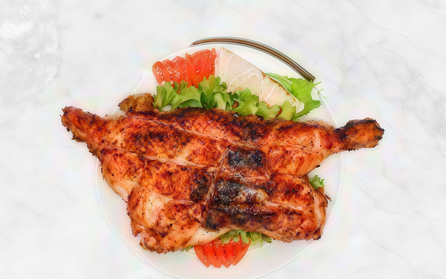 Half A Grilled Chicken
