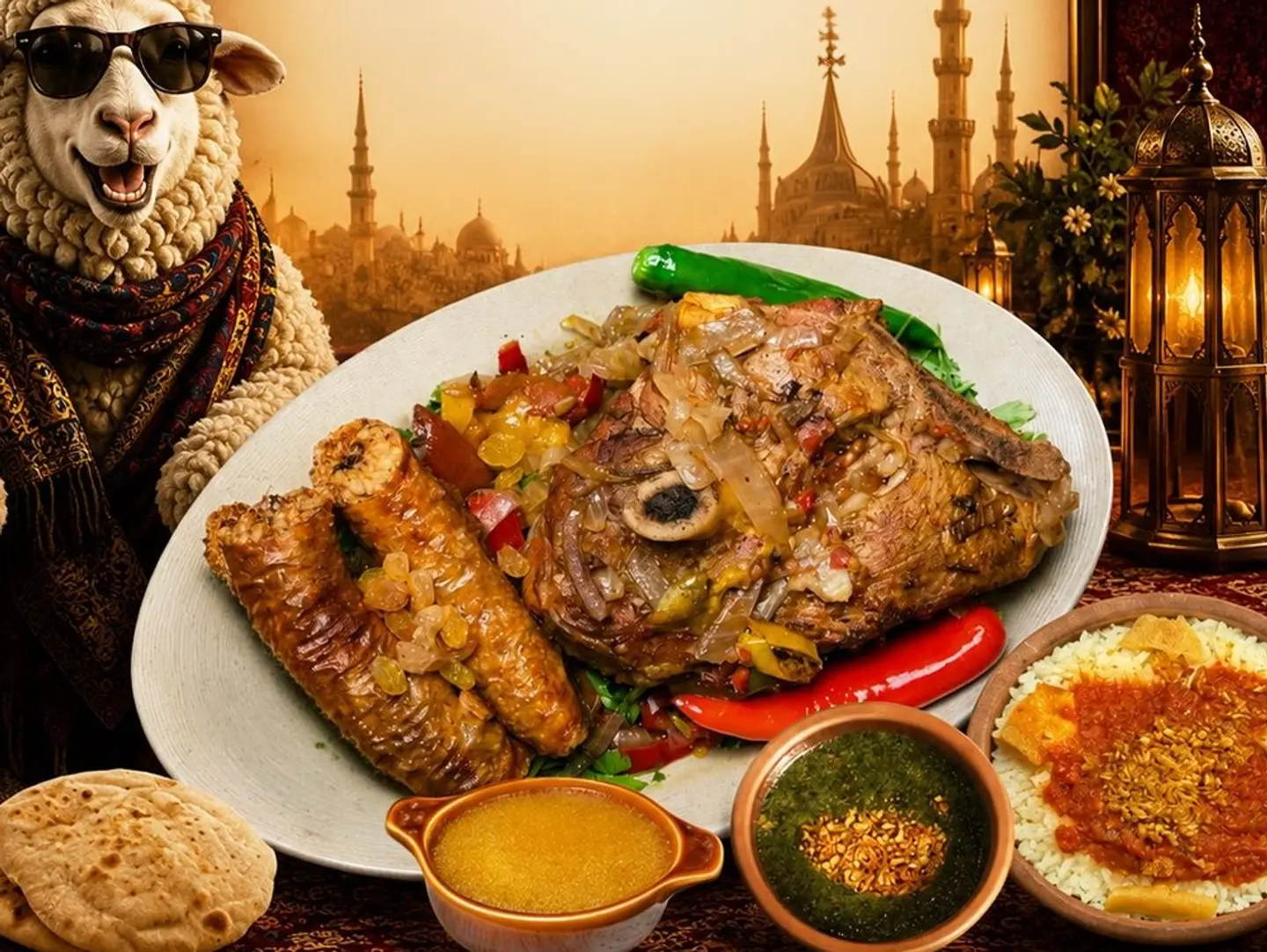 وجبة هبرة لحمةبالفرن