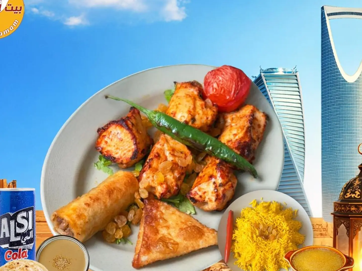 Chicken Shish Tawook Meal