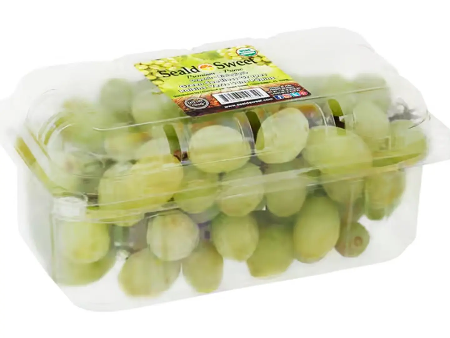 عنب اخضر علبه