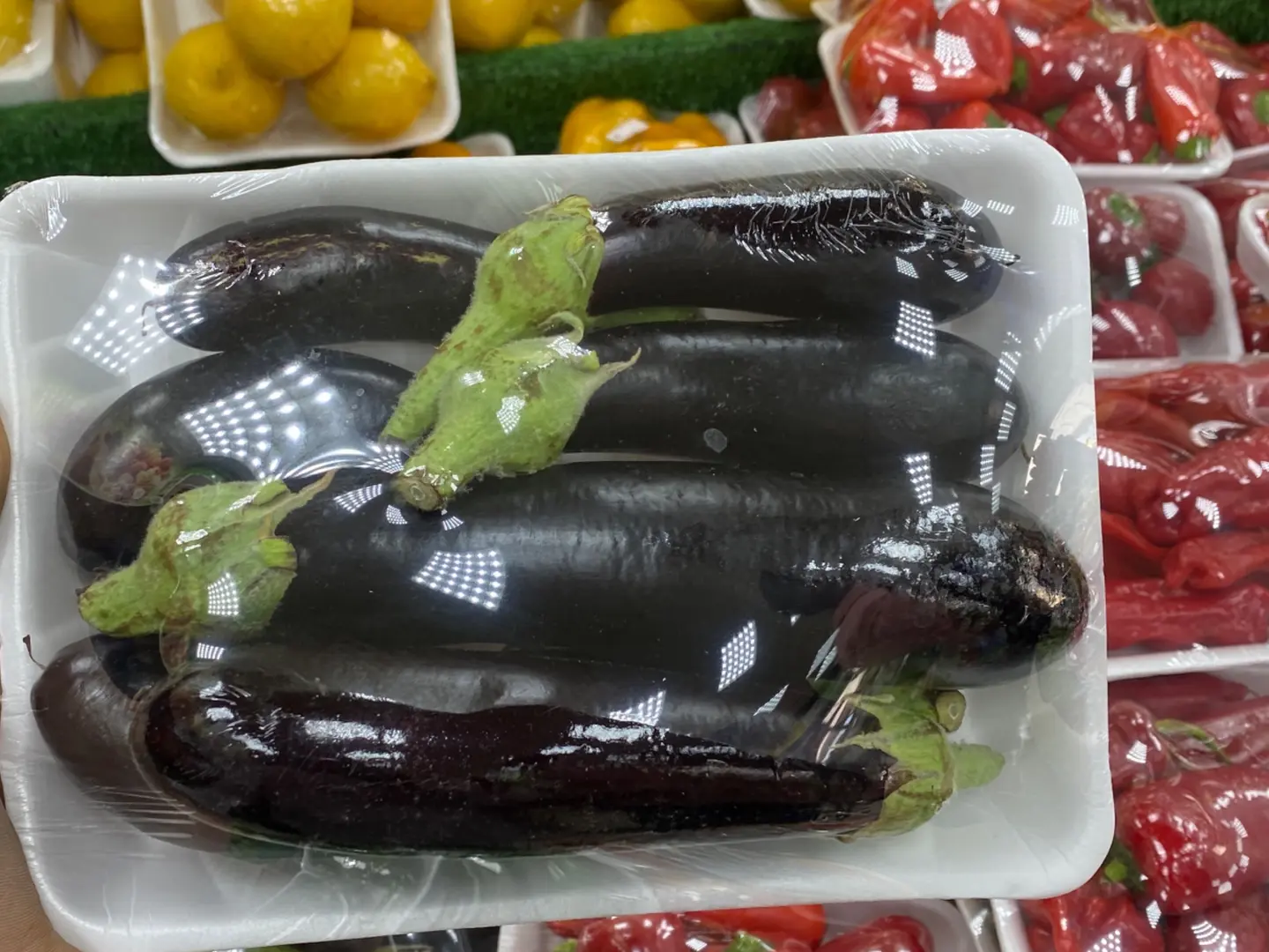 بذنجان محشي طويل صحن