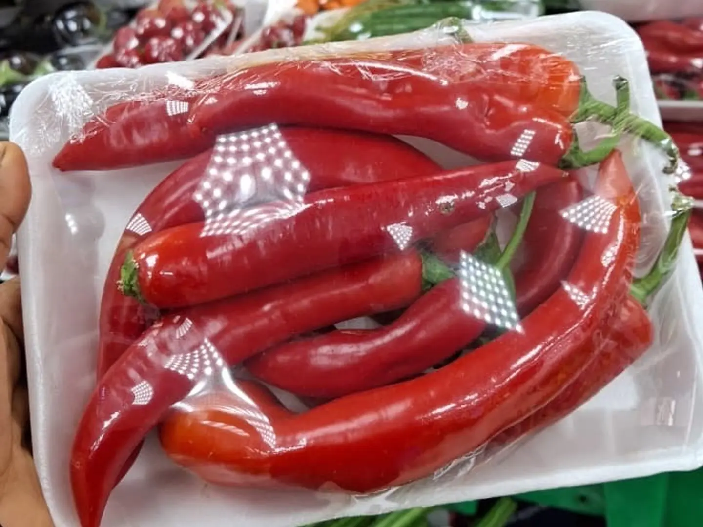 فلفل احمر صحن