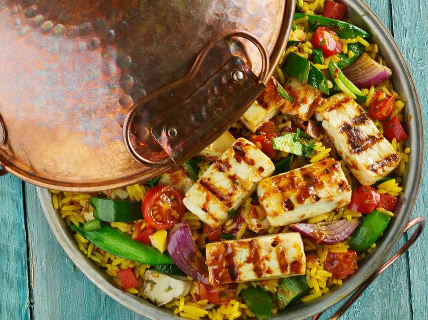 Veg & Halloumi Cataplana
