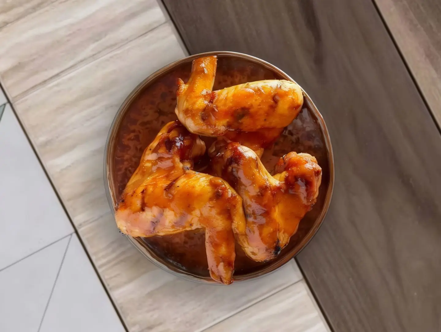 3 Full Chicken Wings