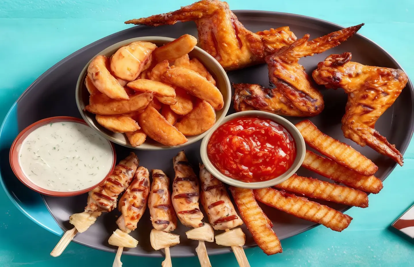 Chicken Appetizer Plater