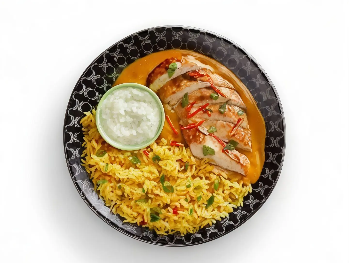 Creamy Cashew Chicken Spicy Rice