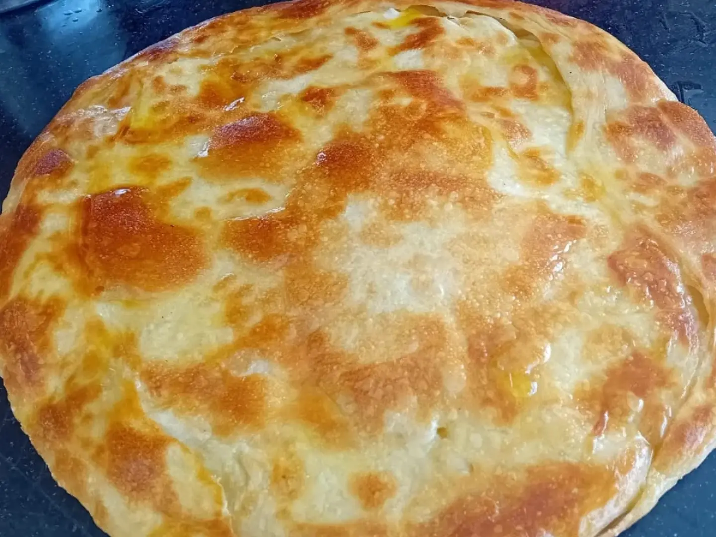 Traditional Egyptian Flaky Pie With Ghee