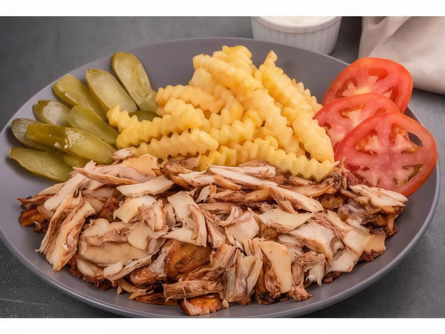 صحن شاورما فرط