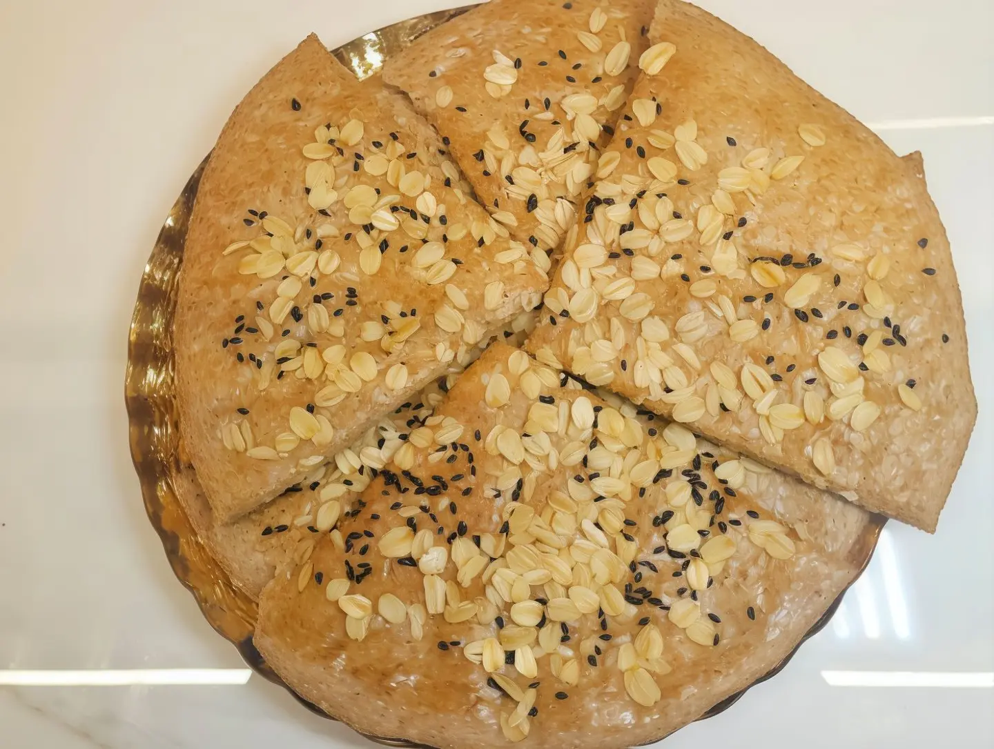 Whole Grain Bread With Oats Small Plate
