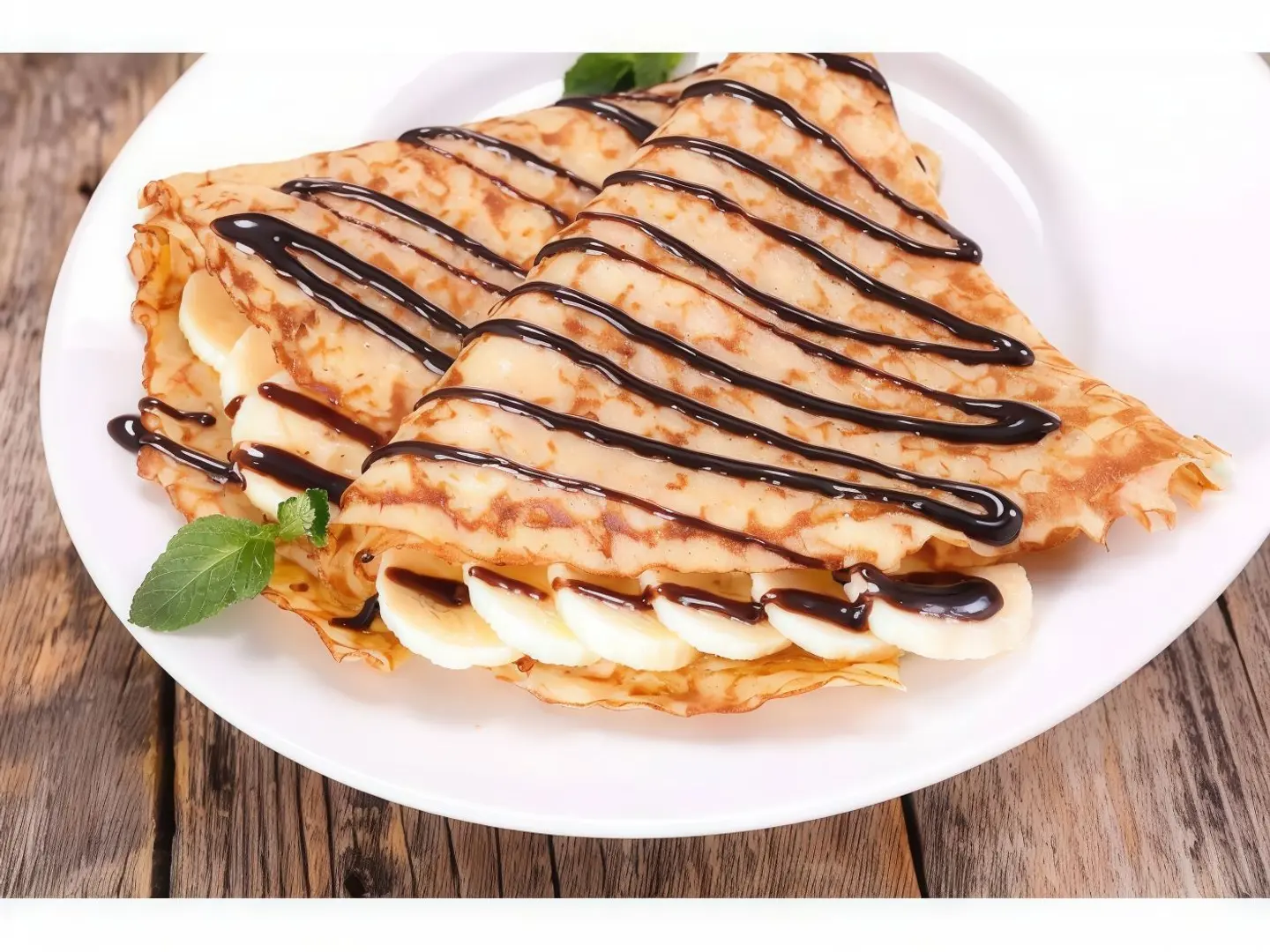 Banana And Nutella Crepe