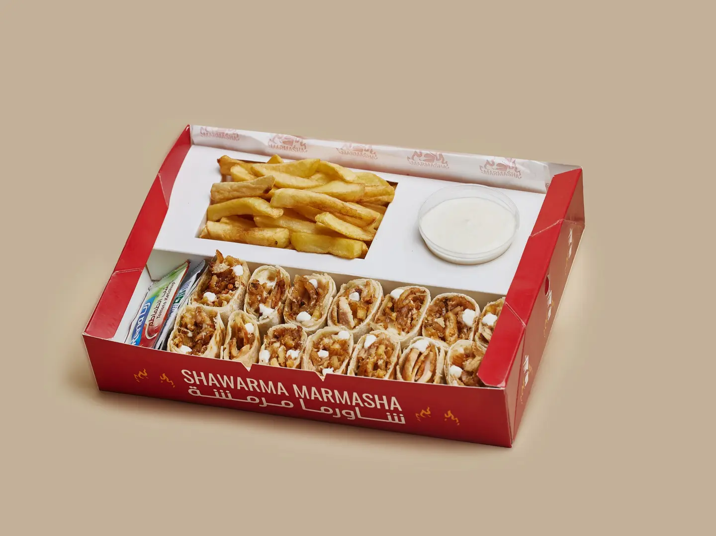 Large Arabic Shawarma Plate