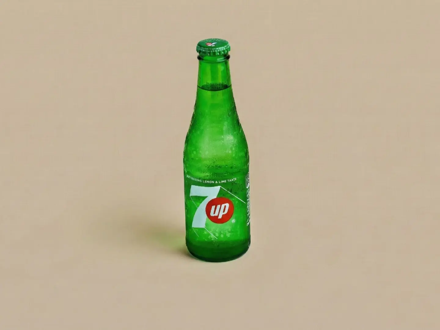 7 Up Glass Bottle