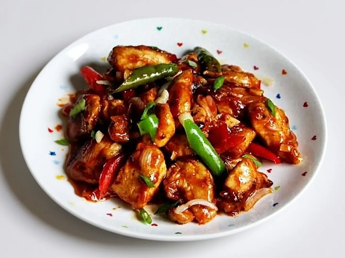 Spicy Chicken With Onion Dry