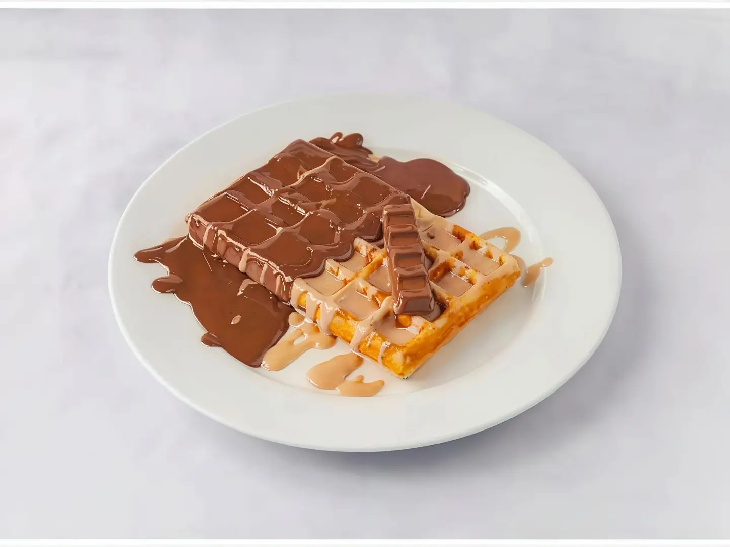 Nutella Cream Ice Cream Waffle