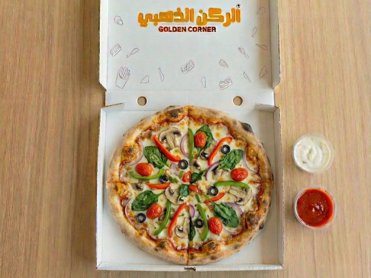 بيتزا خضروات