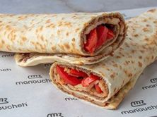 منقوشة دجاج وجبنة