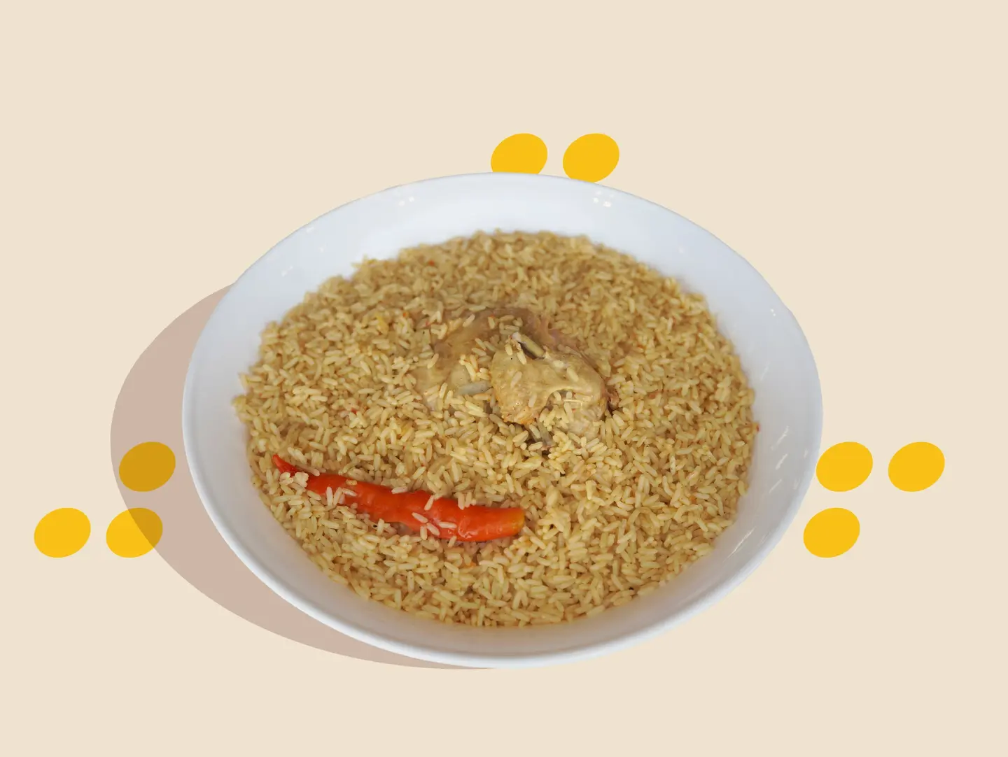 White Pressed American Rice