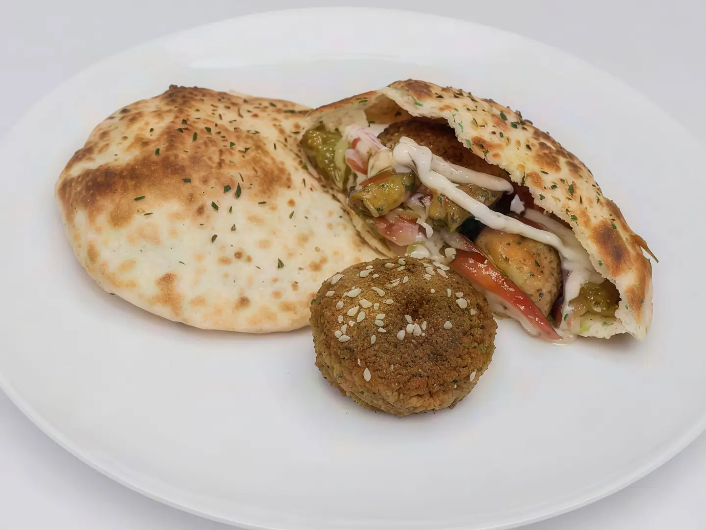 Round Falafel Bread