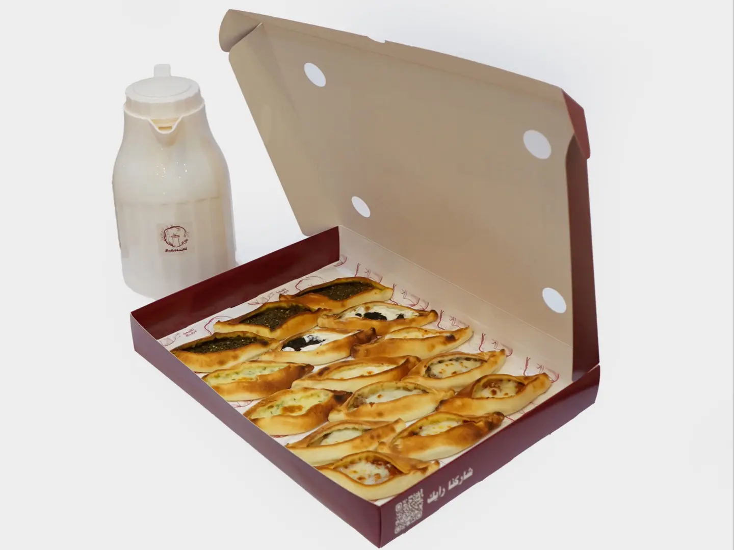 Large Pastries Box And Pot