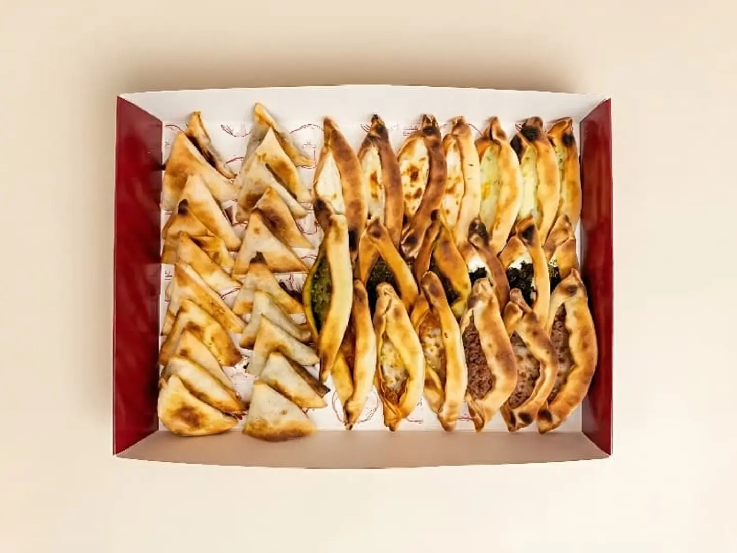 Mixed Pastries And Sambousek Box
