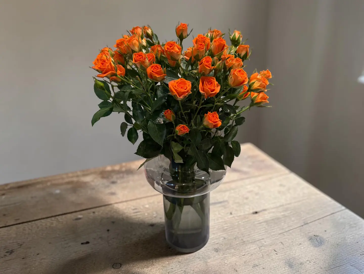 Baby Rose Orange Vase