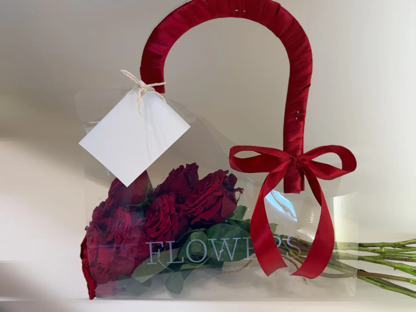 سلة الورد الطبيعي