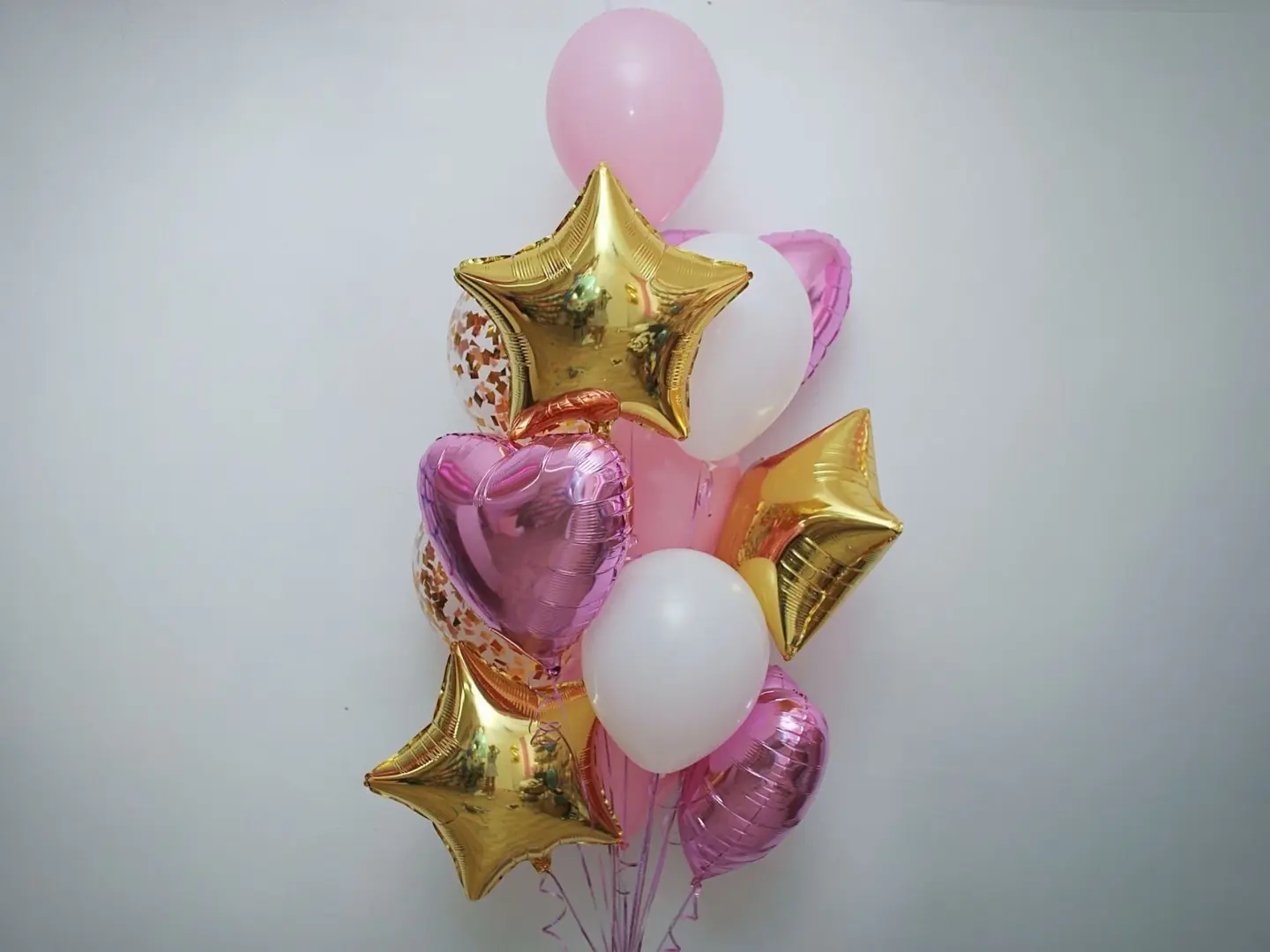 بالونات ملونة العدد عشر بالونات