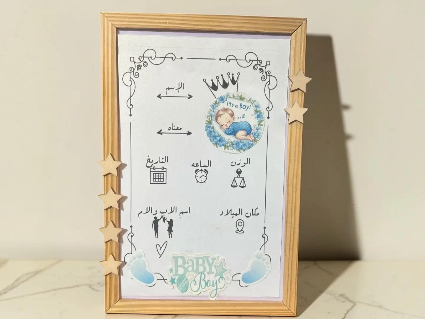 Newborn Data Plaque
