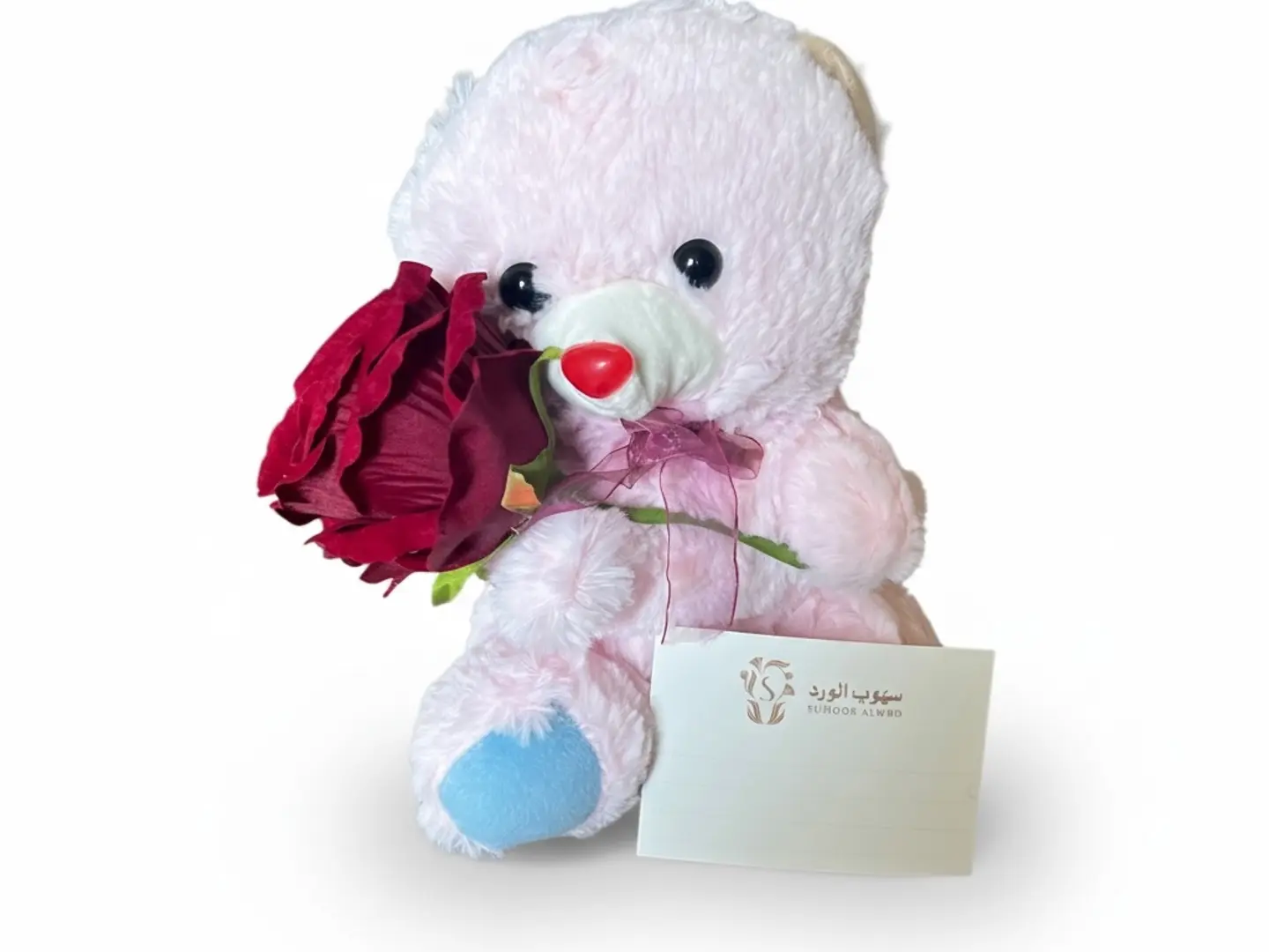 ورده حمراء صناعي