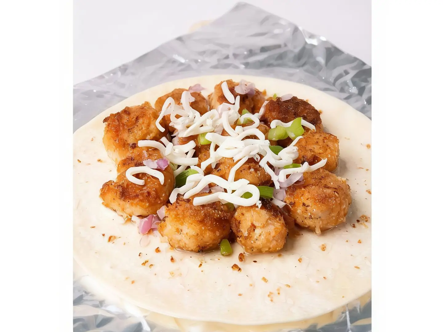 مدفون سمك مع جبن