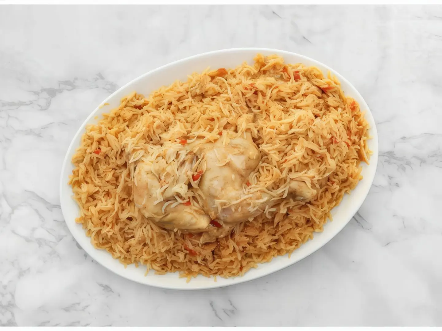 مضغوط دجاج ابو بنت احمر - نص حبة دجاج
