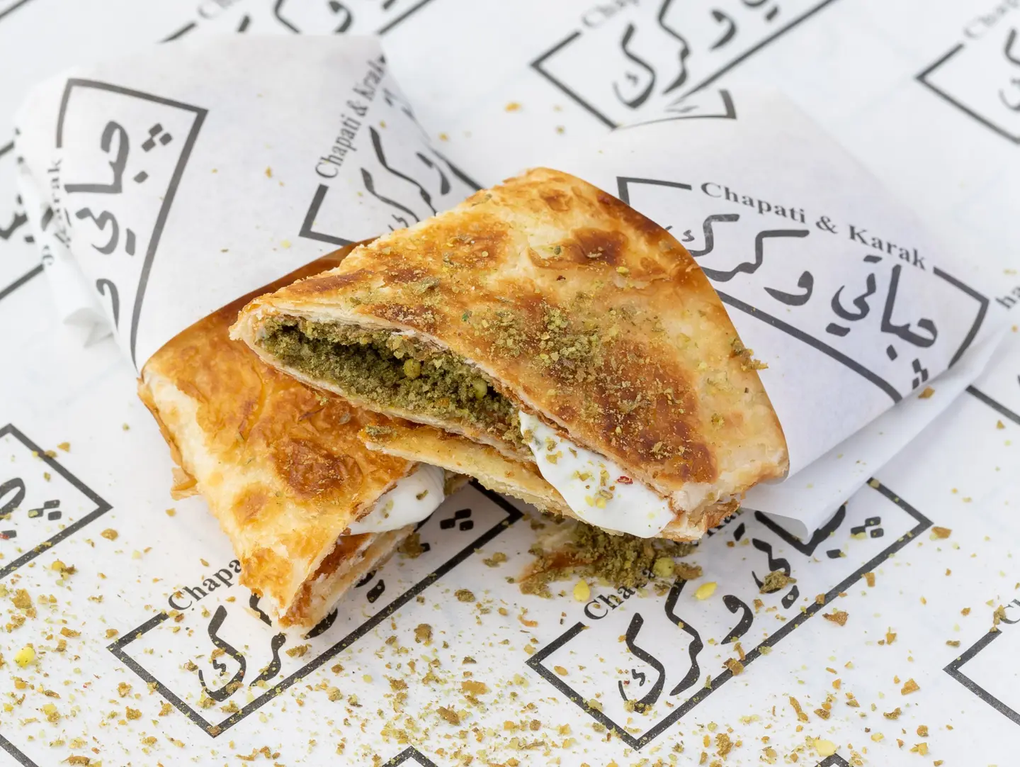 Labneh And Zaatar Chapati