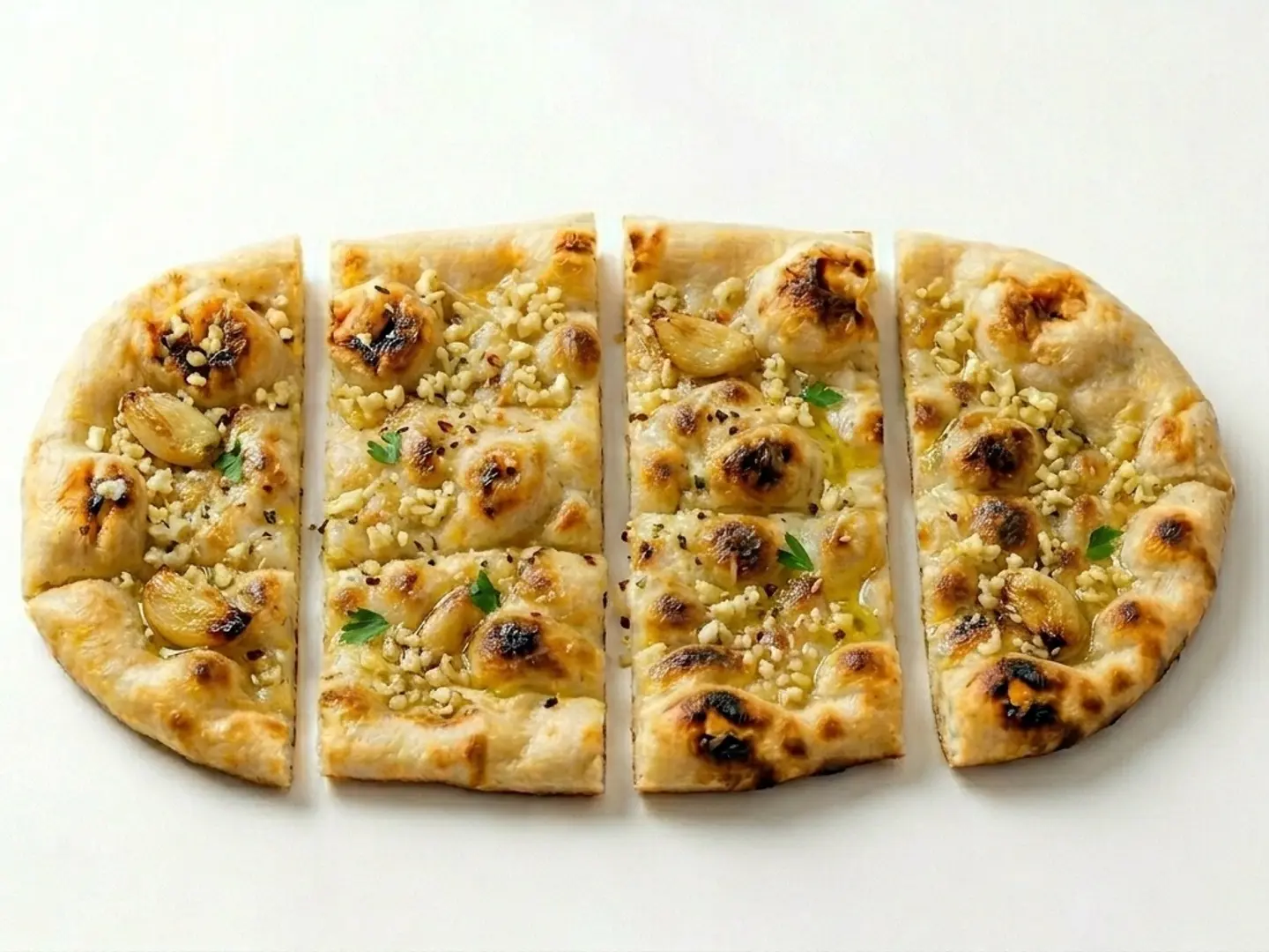 خبز نان بالثوم