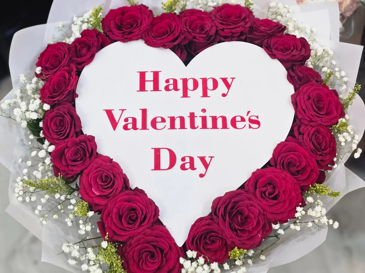 بوكيه عيد الحب