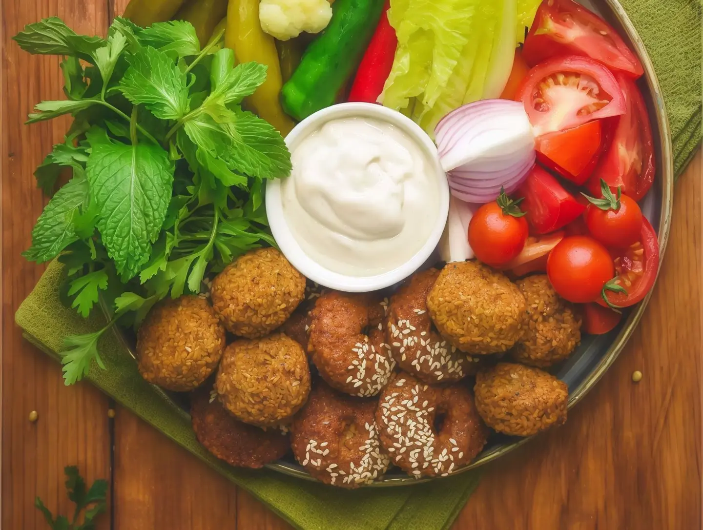 Shami Falafel Plate