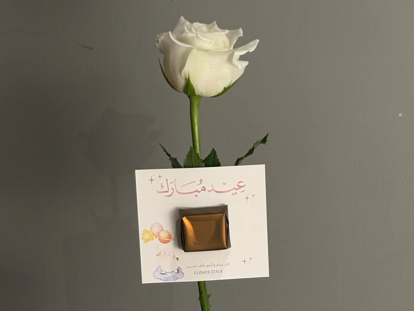 White Flower With Chocolate