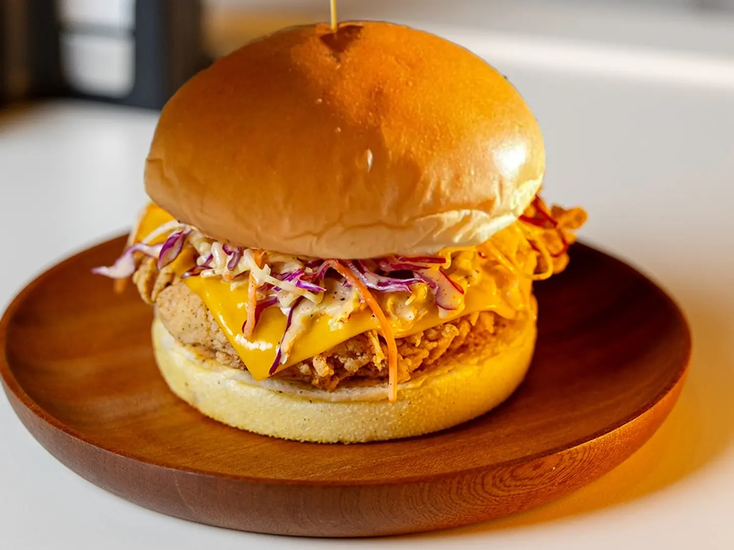 برجر دجاج كرسبي