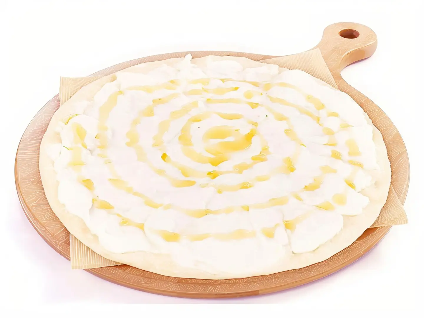 Labneh With Honey Manakeesh