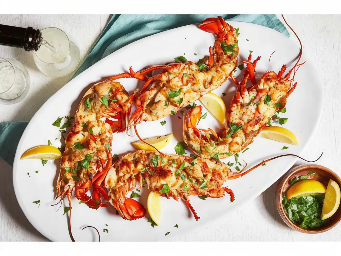 Lobster Dish With 3 Flavors