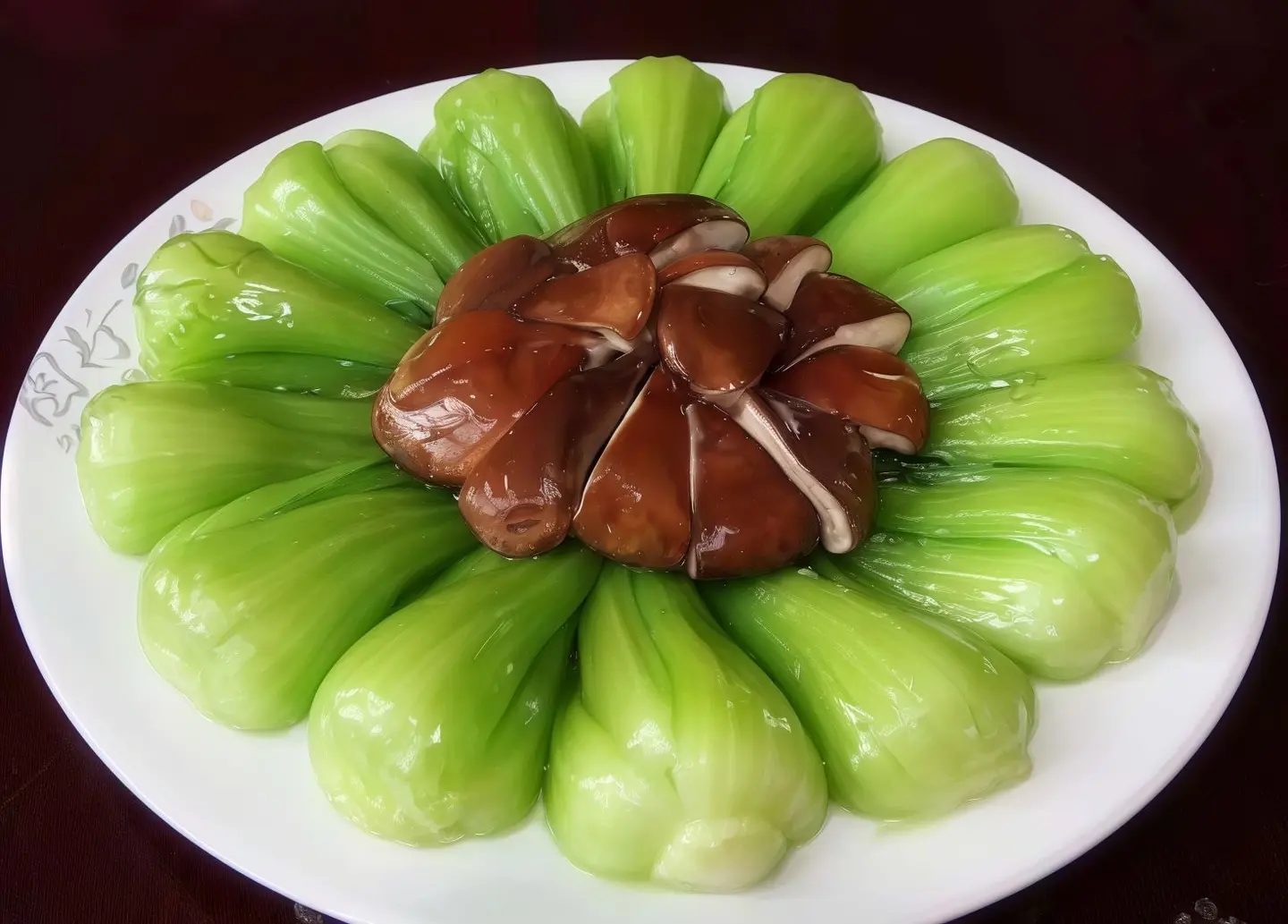 Mushrooms With Shanghai Vegetables