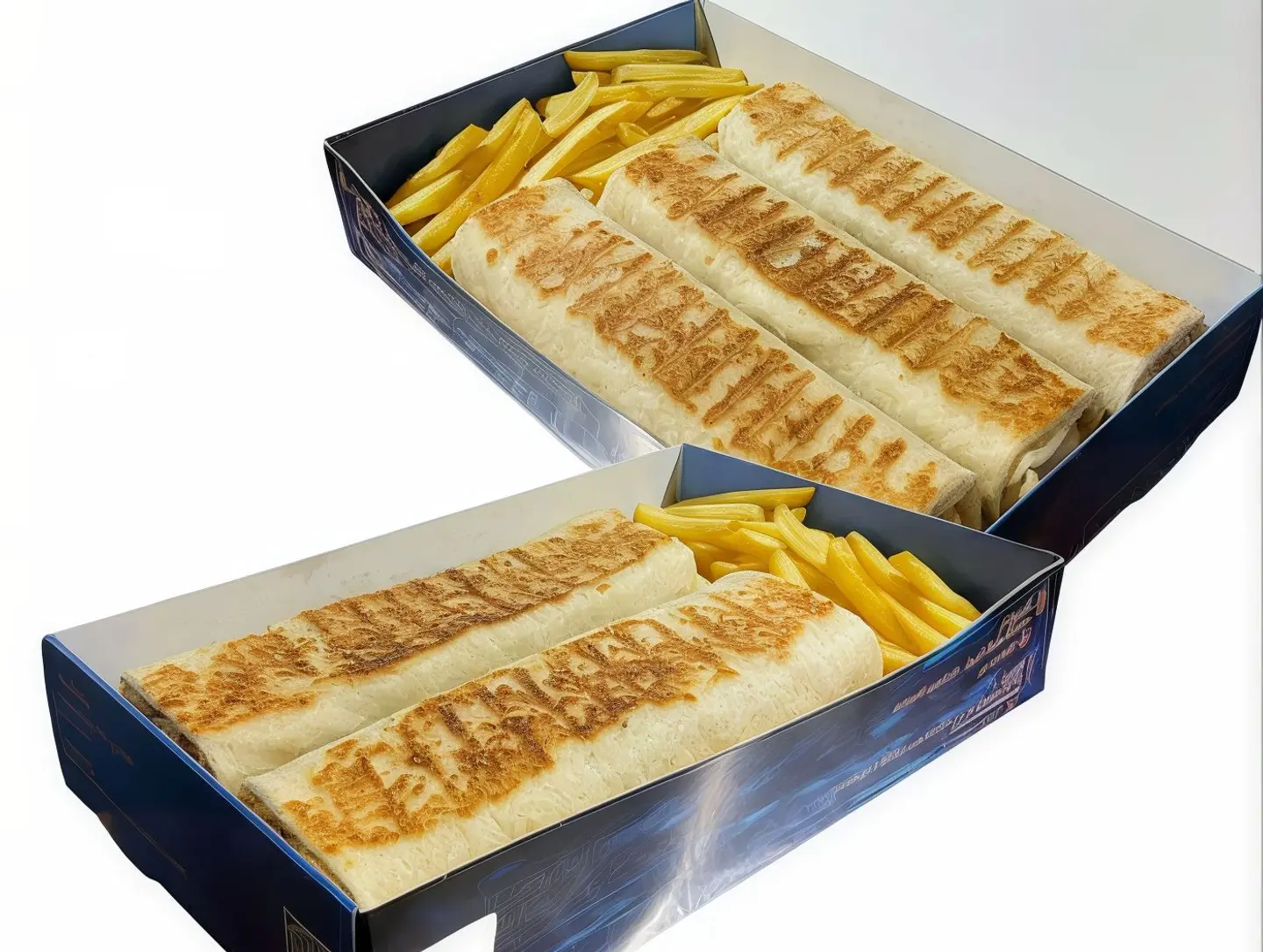 Offer Of Three Sandwiches And Two Fresh Fried Fillets.