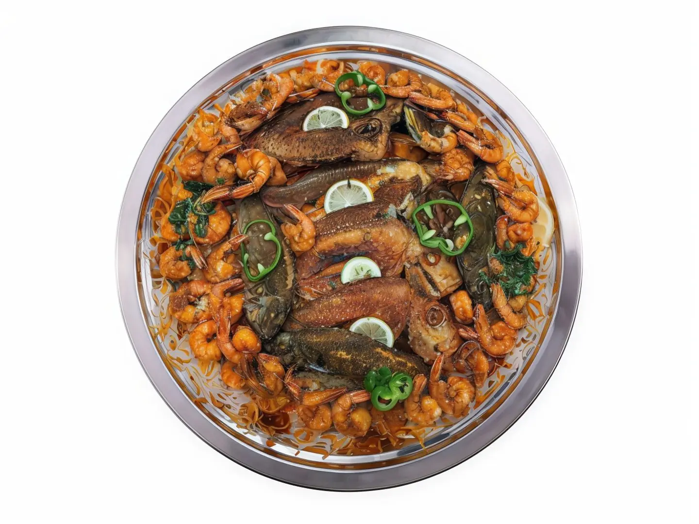 صحن بحري مشكل