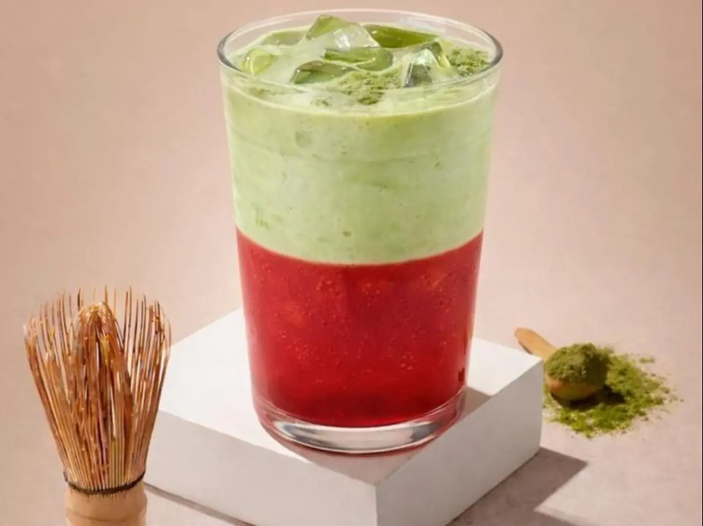 Iced Hibiscus Matcha