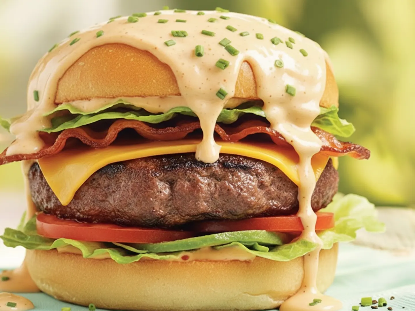 Beef Burger With Cheese