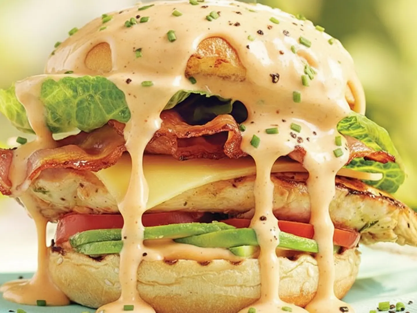 Chicken Burger With Cheese