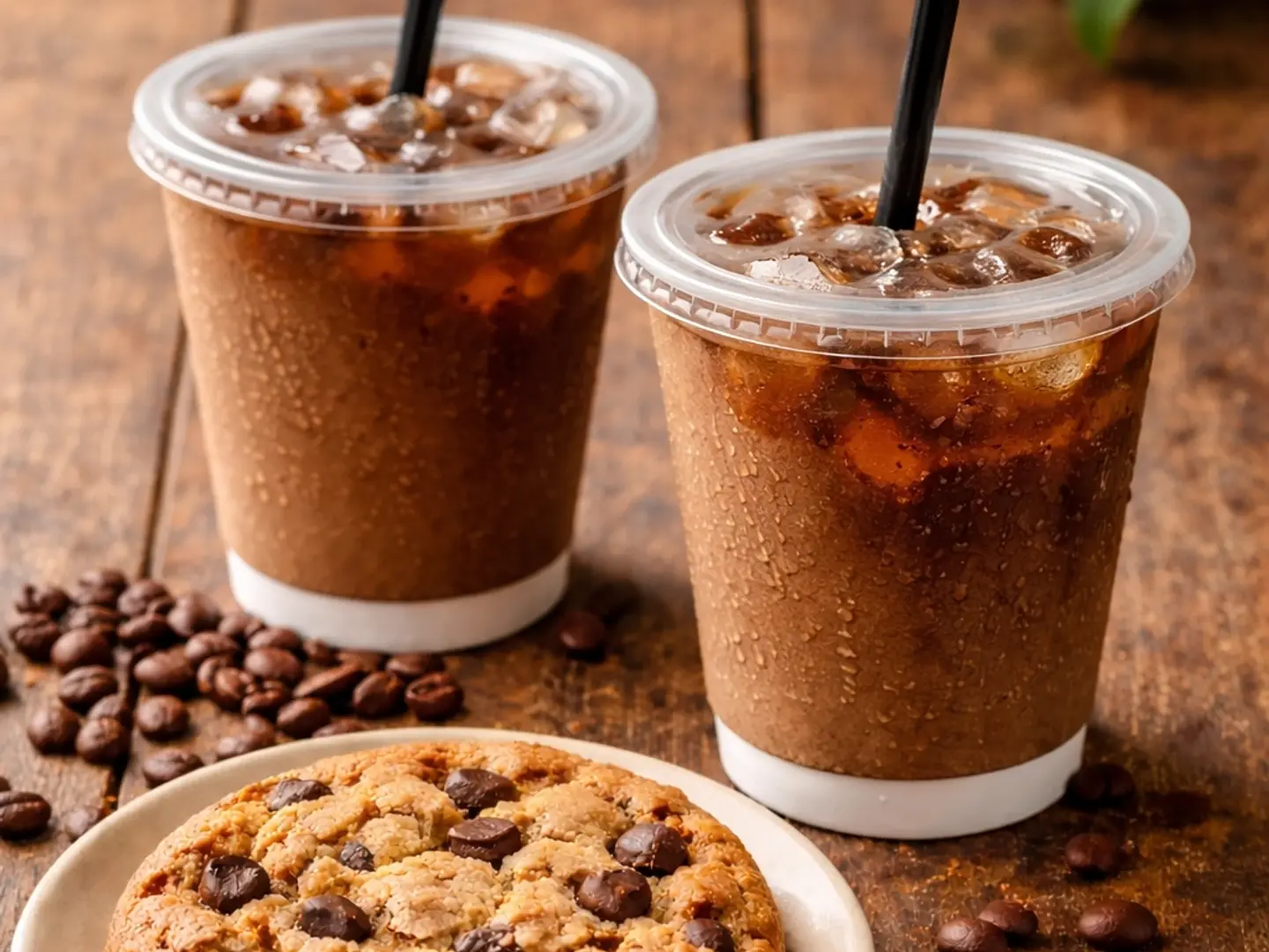 2 Today's Coffee Cold Large Size With 1 Cookie