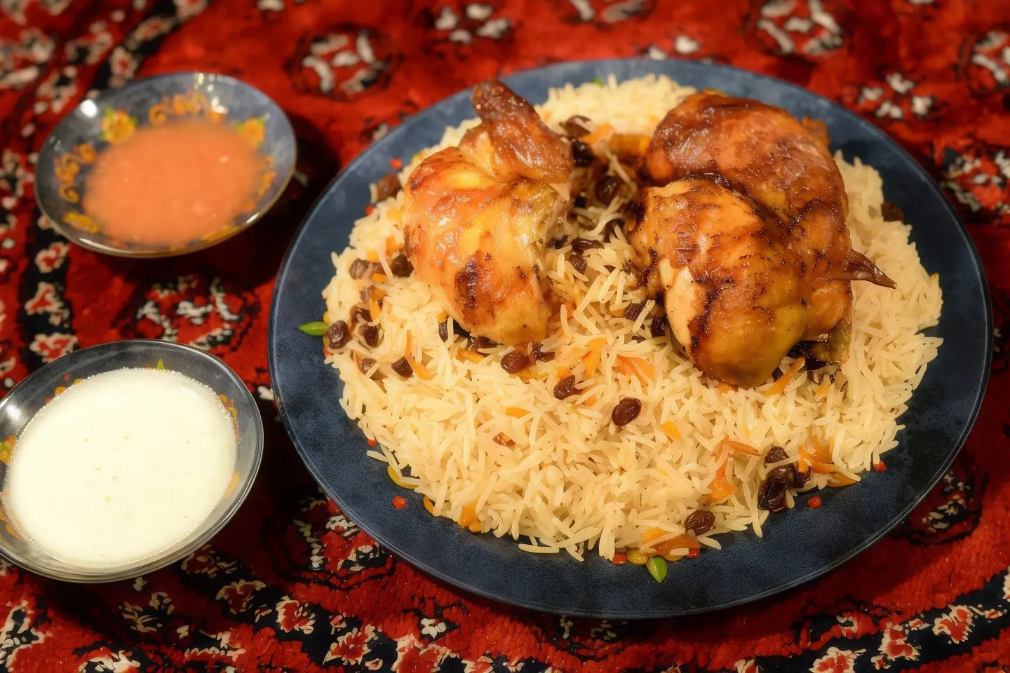 حبة الا ربع شواية مع الرز كابلي