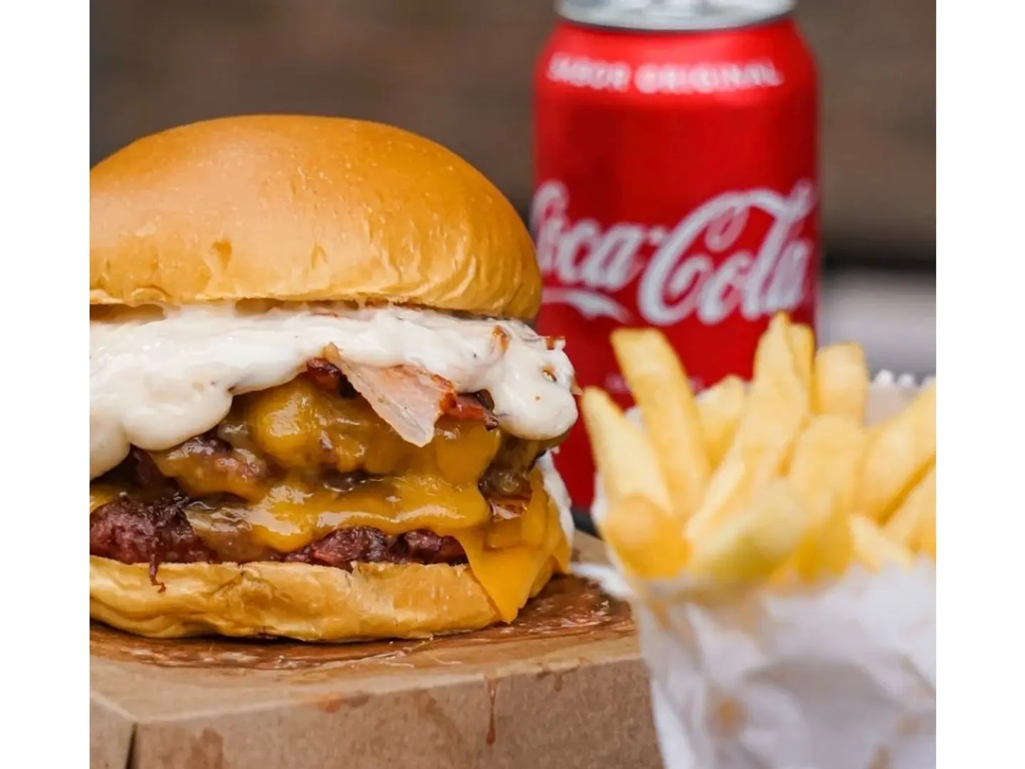 وجبة برجر لحم سماش