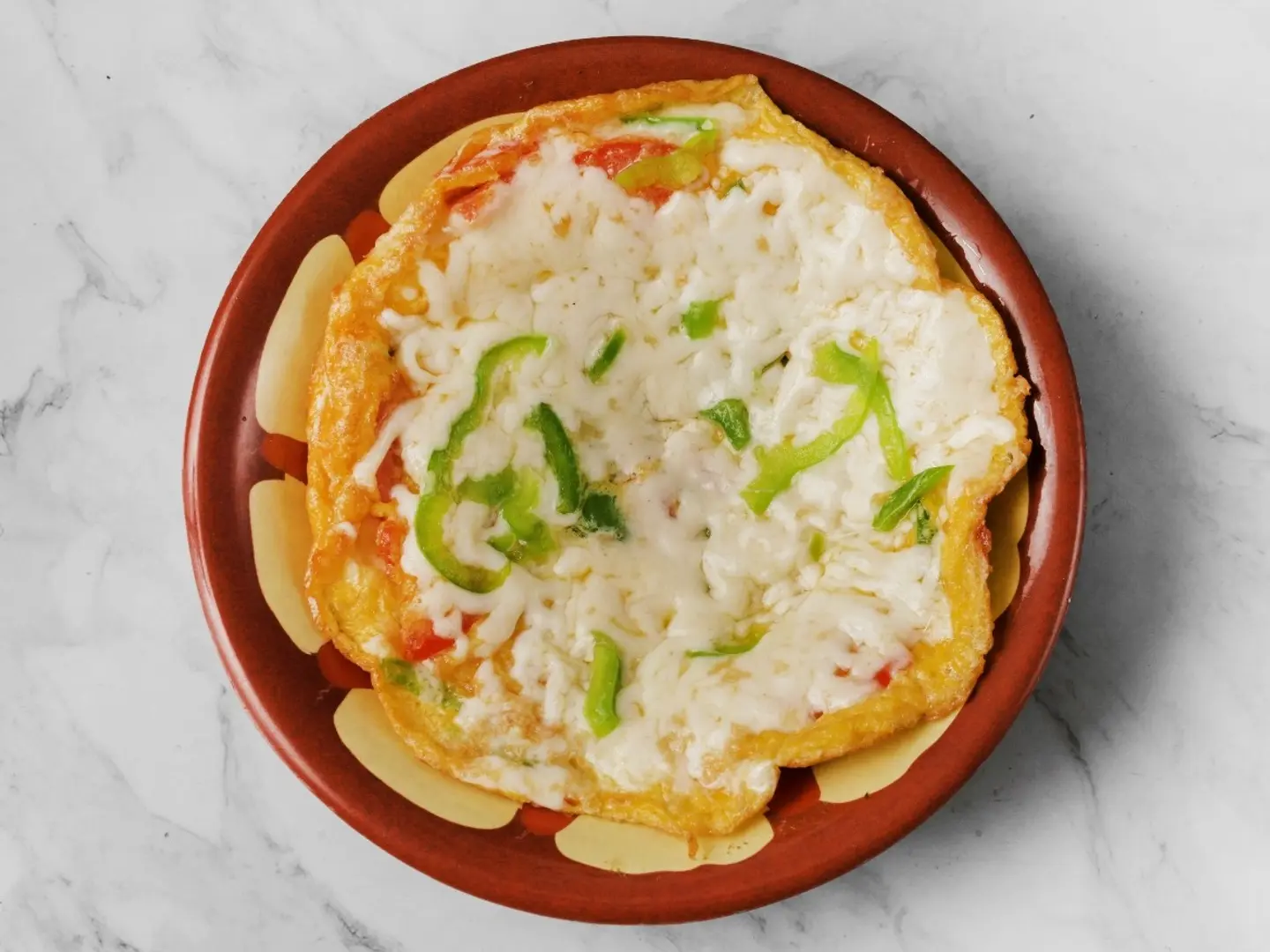 Pizza Omelette Dish