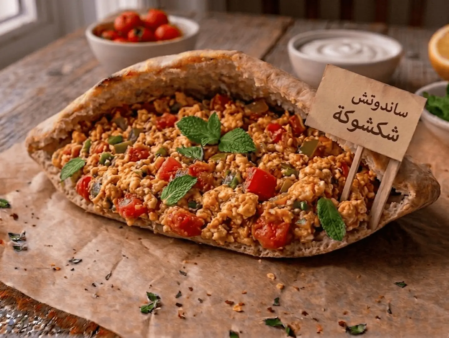 ساندوتش شكشوكة
